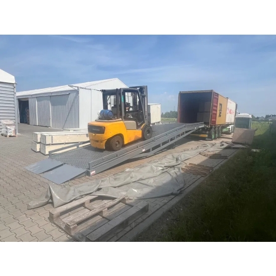 Mobilna Rampa Załadunkowa 10T GRUBBER Rampa podjazdowa do TIRA RN02